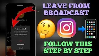 How to Leave an Instagram Broadcast Channel