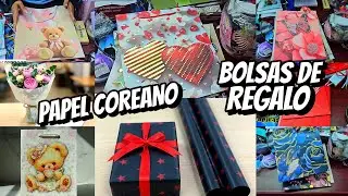 ♥️ Tienda BARATA cerca de LAGUNILLA | Papel COREANO Y BOLSAS DE REGALO | Venta POR una PIEZA 😱 