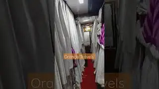 #orangetravels #acsleeperbus #insideview