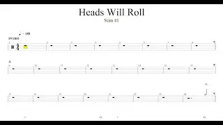 Sum 41 - Heads Will Roll | DRUM Transcription