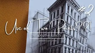 PERSPECTIVE Series Ep.2 - Two Point Perspective 🏠🙇 | Senpaicandraw | 