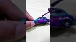 Trying to restore paint of this toy car😂😂 #toys #cars #funny