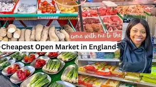 CHEAPEST OPEN MARKET IN ENGLAND || ALL CULTURE FOOD MARKET IN MILTON KEYNES #marketvlog #groceryhaul