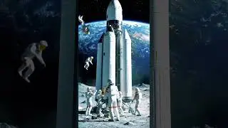 Astronauts Fix Rocket on the Moon | Future Space Mission 2050 🚀#Future #FutureTechnology2050