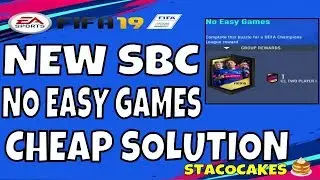FIFA 19 NEW NO EASY GAMES SBC CHEAP SOLUTION - REWARD IS UCL TWO PLAYERS PACK - 2 DAYS REMAINING