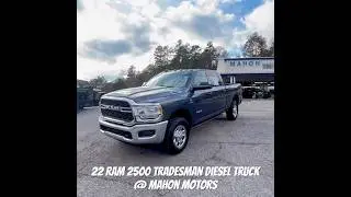 22 Ram 2500 Tradesman Diesel Truck @ Mahon Motors #brevard #northcarolina #dieseltruck #sale #4x4