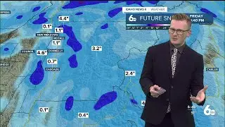 Wet Wednesday; clearing and cooler for the rest of the week