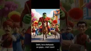 Hulk Ki Shadi #reels #avengers #trending #ytshorts #reels #ai