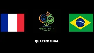 Brazil vs France - World Cup 2006 - Tactical Analysis