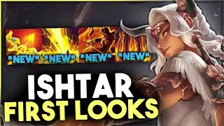 Trelli FIRST LOOKS with ISHTAR! - PTS Gameplay - Smite
