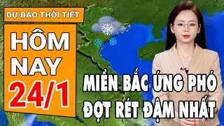 Dự báo thời tiết 24/1: Miền Bắc kết thúc đợt rét đậm, miền Nam dồn dập đón không khí lạnh