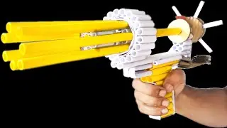 How to Make an Automatic Shoot Paper GUN || Crazy 7 - Round Shot Paper Gun || Robo Crafts 