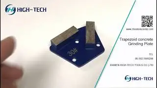 Trapezoid Diamond grinding plate for concrete floor