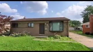 Warren MI Brick Ranch Tour | 3 Bed, 2 Bath + 2 car garage Fenced Yard, huge potential!