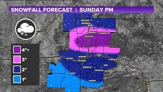 LIVE | How much snow are we getting Sunday?