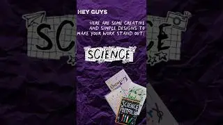 Easy Assignment cover page ideas 💡 Science, chemistry,physics,biology