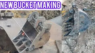 Process Of Making A Steel Excavator Mini Bucket Heavy Equipment Factory In India 
