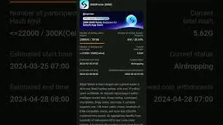 Learn how to add new project on Satoshi mining app, core DAO #coin #crypto #cryptocurrency
