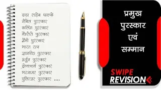Important awards and honors | प्रमुख पुरस्कार एवं सम्मान