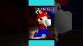 Slowly going crazy playing Mario 64 #shorts #mario #supermario #rage #okay #gaming #funny