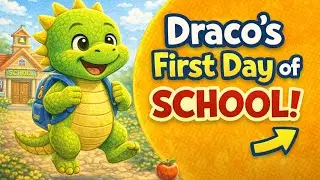 🧡 Draco’s First Day of School | A Gentle Story About Bravery & Trying Something New 🐉 #bedtimestory