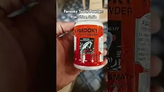 Farooky Tooth Powder: Rise, Shine, Smile |Natural Care for a Healthy Smile