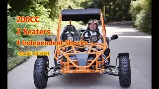 Новый картинг для взрослых Go Kart 2021 года с двигателем объемом 200 куб. см и 2-местным шасси о...