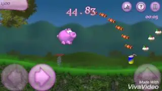 Let's play Piggly level 12 Sugar Rush Прохождение игры Поросёнок уровень 12 Сладкие гонки берем все