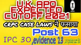 UTTARAKHAND APO CUT OFF 2021 PAPER ANALYSIS, EXPECTED CUT OFF, MARKS , RANK #uttarakhand #APO