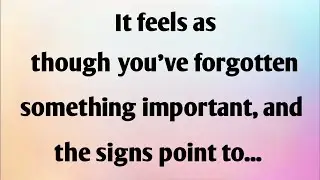 IT FEELS AS THOUGH YOU'VE FORGOTTEN SOMETHING...