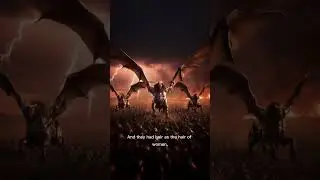 The Locust Army of Revelation 🔥Revelation 9:7&ndash;9  #BibleProphecy #Apocalypse