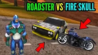 final challenge roadster VS fire skull bike || rope hero vice town || pagal gamerz