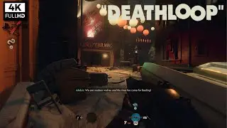 DEATHLOOP, PS5 Gameplay,  free roam in the night, 4k 60FPS - No Commentary.