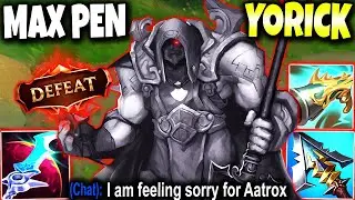 Our new MAX PEN Yorick Season 12 Build MELT THEIR HOPES of WINNING 🔥 LoL Top Yorick s12 Gameplay