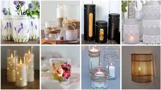 أفكار 💡 عندك برطمانات اصنعي اجمل ديكورات لبيتك بأقل تكلفة اصنعيها بنفسك #diy #craft #ideas #deco