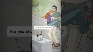 First Time Petting a Stray Cat. What an Amazing Feeling!#cat #animation #shorts