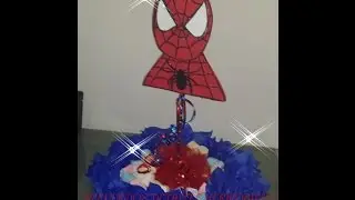 DIY como hacer  Centro De Mesa Hombre araña