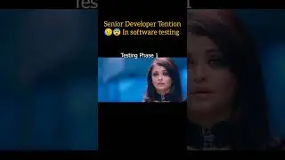 Senior Developer Tention 😥😥😥in software testing #shorts #viral #software #developer #programming