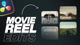 Movie Reels Edit in DaVinci Resolve (Complete Tutorial)