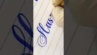 Hassan name calligraphy #calligraphy #cutmarker605 #shorts #hassan