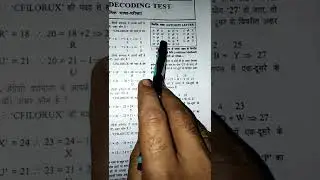 ।।Reasoning Coding Decoding।। test Opposite Letters #shorts