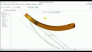 Creo Parametric - Spinal Blend