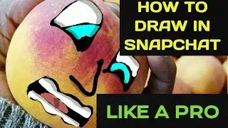 SNAPCHAT HACKS: HOW TO DRAW LIKE A PRO IN SNAPCHAT USING OUTLINES: SNAPCHAT 101 EMilio Mils