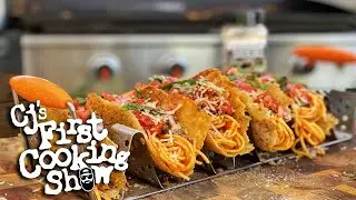 Cj's Spaghetti Tacos | Cj's First Cooking Show | Blackstone Griddles