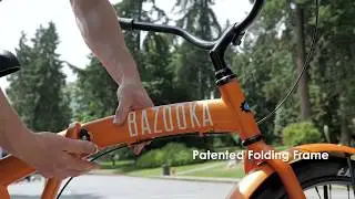 Bazooka Folding Beach Cruiser with Belt Drive