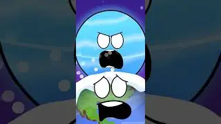 Earth ने Uranus का मजाक उड़ाया! #hindi #shorts #animated #space