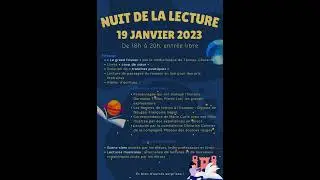NUIT DE LA LECTURE lyc&eacute;e Merleau-Ponty 2023