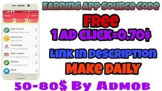 Android studio source code of high quality Earning App free
