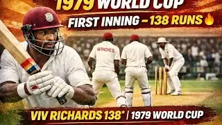 1979 World Cup Final | Viv Richards 138 | West Indies First Innings #cricket 
