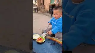 Chinese burger Delicious food made by babies